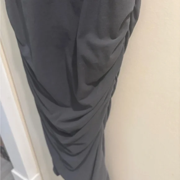 James Perse Charcoal Ruched Dress - Picture 4 of 4